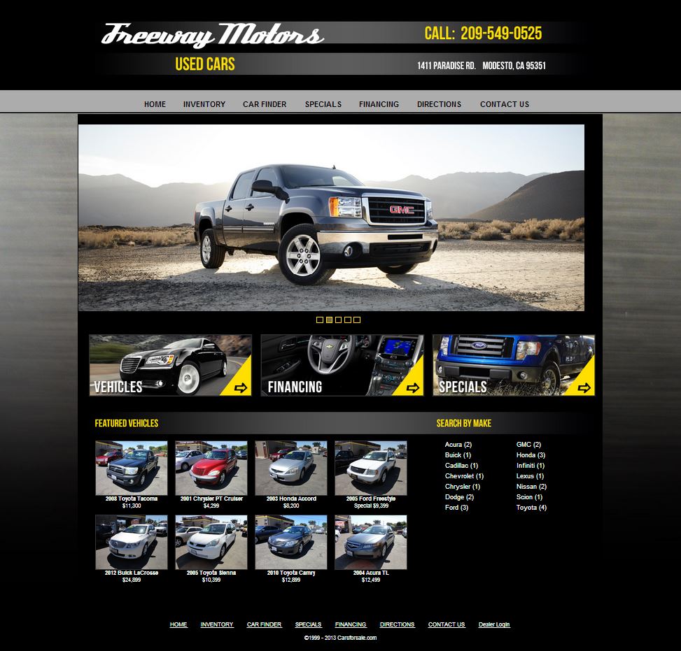 Modesto, California Auto Dealer, Freeway Motors Used Cars Joins
